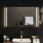 Lustro Łazienkowe LED 80x50 cm Przezroczyste IP65 z USB