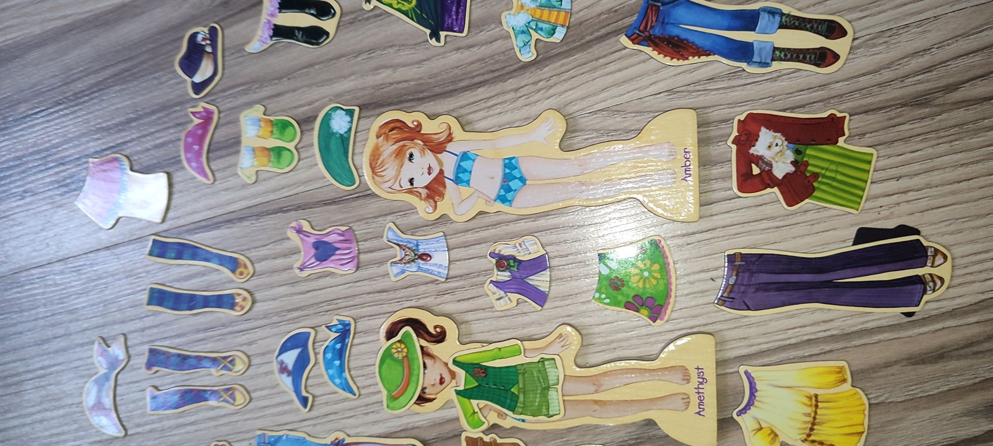 Ubieranki magnetyczne lalki ukladanki na magnes