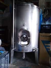 Cuba inox como nova 500Lts