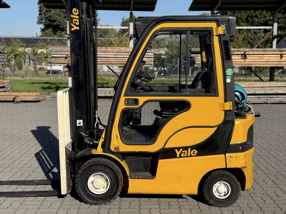 YALE [2014r] wózek widłowy 1600kg TRIPLEX !! 550cm !! UDT 11380mth PL