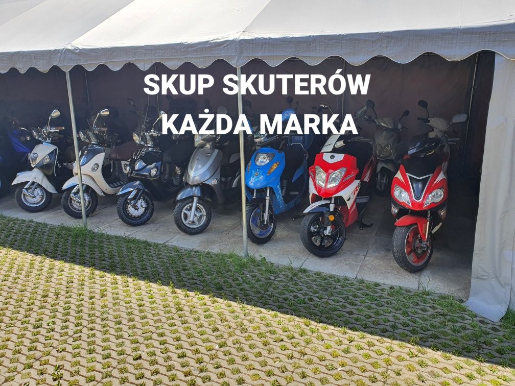 Skup SKUTERÓW KAŻDA MARKA motorower quad ATV najlepsze ceny skuter