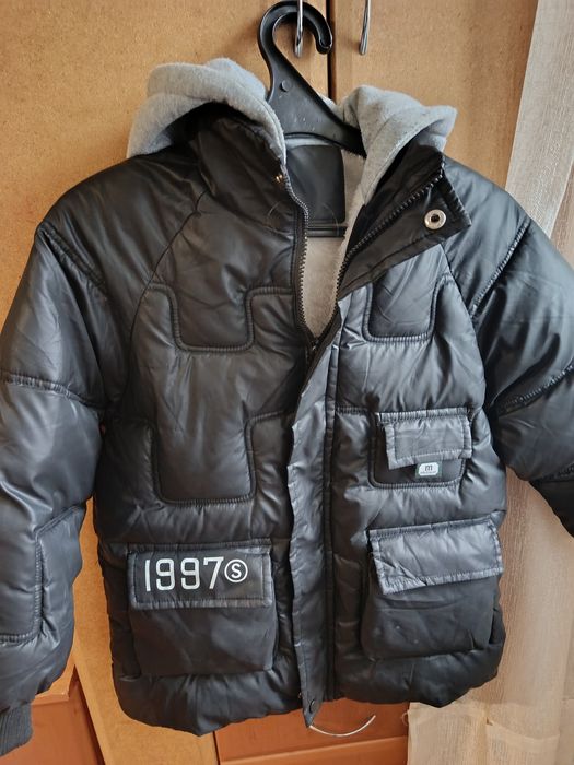 Зимова курточка пуховик 128-134