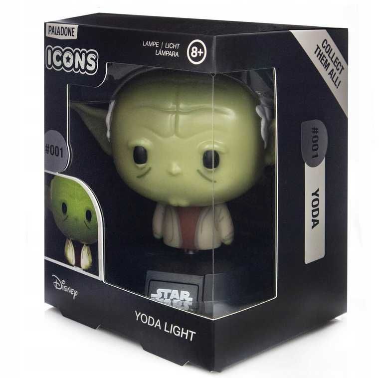 Gwiezdne Wojny lampka nocna na biurko Star Wars Yoda Icon
