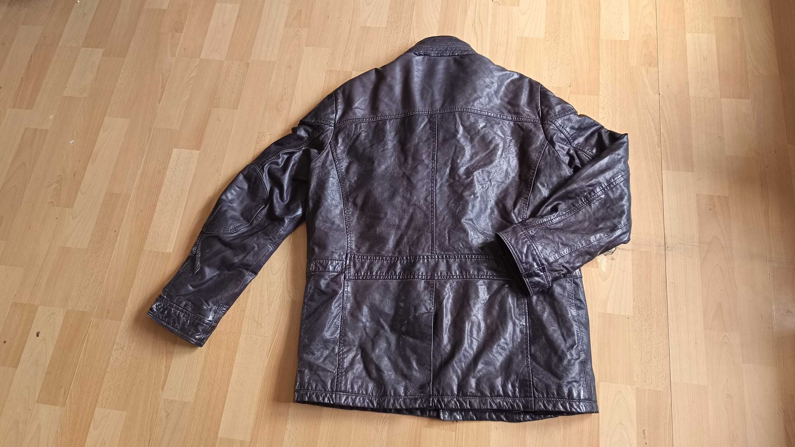 Męska zimowa kurtka skórzana ENGBERS r.XL stan bardzo dobry