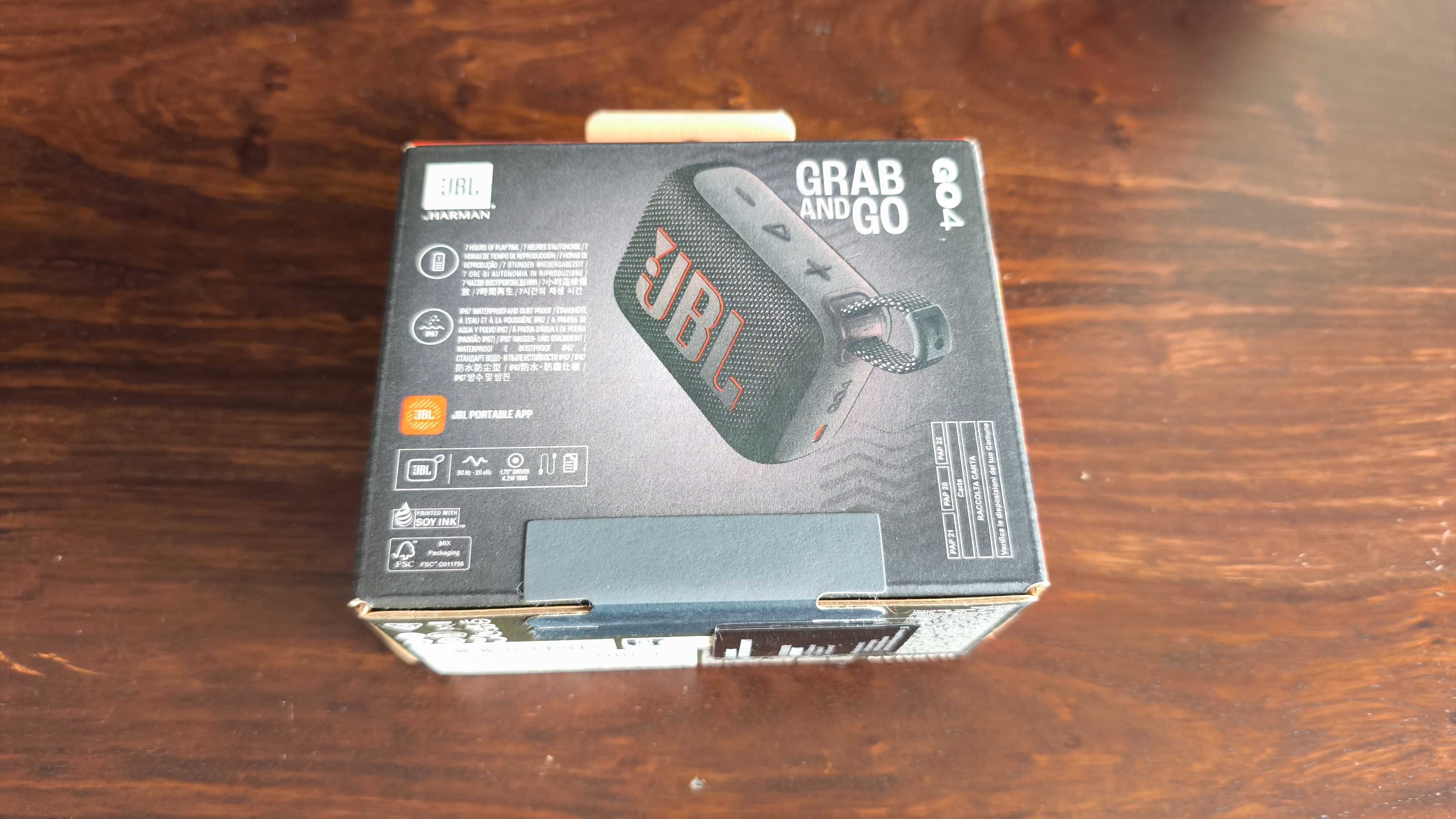 JBL GO 4 Nowy oryginalnie zamknięty Głośnik bluetooth