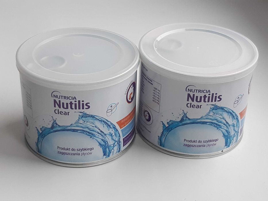 2 X Nutilis Clear - produkt do szybkiego zagęszczania - dysfagia