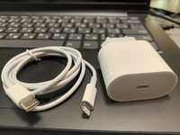 СЗУ для Apple iPhone 20W Type-C adapter+ cable type-c to lightning
