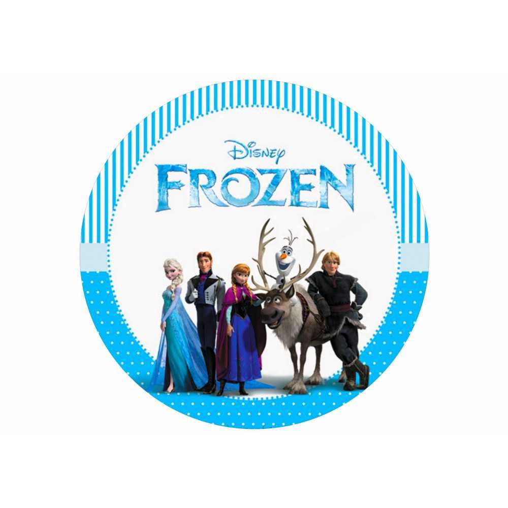 opłatek na tort kraina lodu frozen 20cm