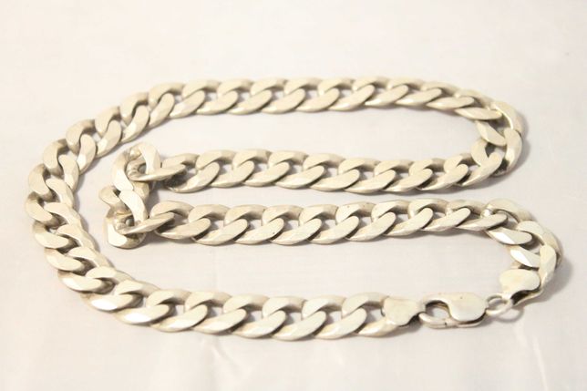 Stylowy srebrny łańcuch S925