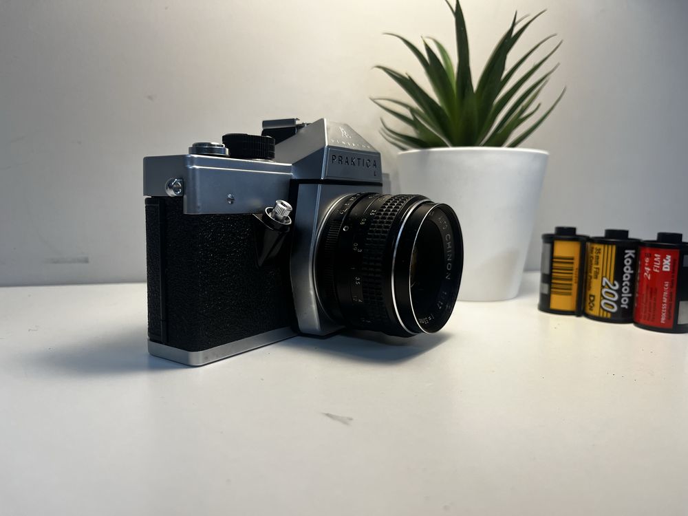 Praktica L 55mm f1,7 - aparat analogowy, zadbany, z kolekcji
