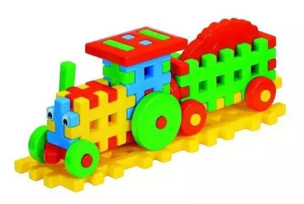 Klocki konstrukcyjne - traktor farmera