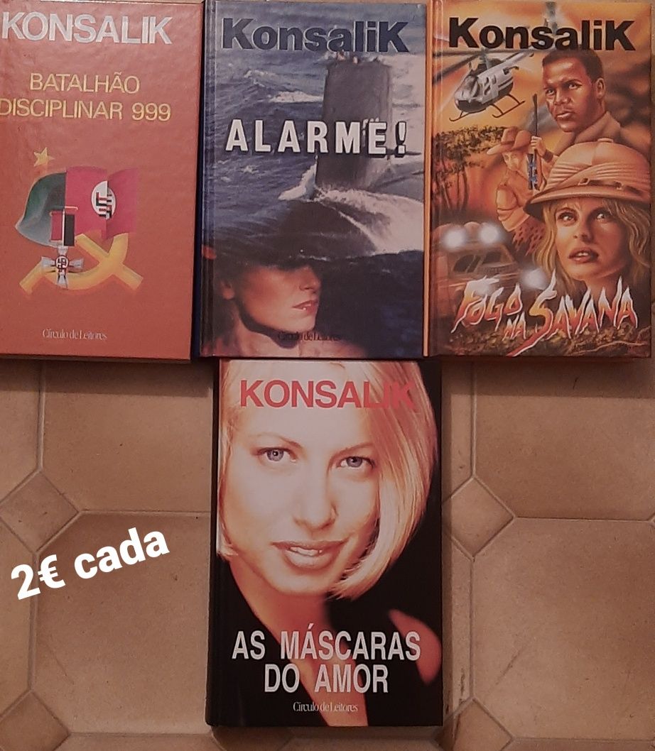 Livros variados de diferentes autores