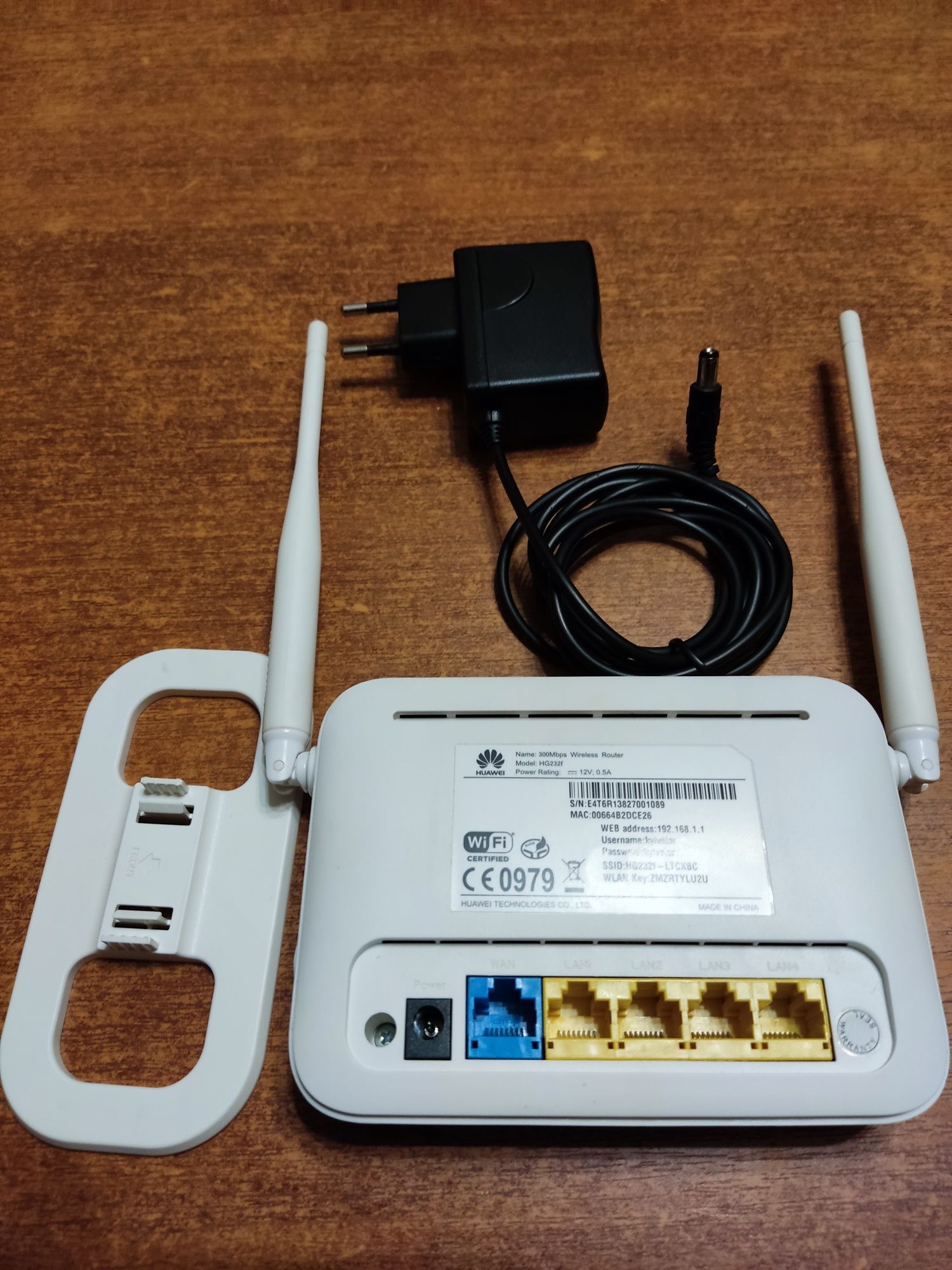 Роутер Huawej hg232f