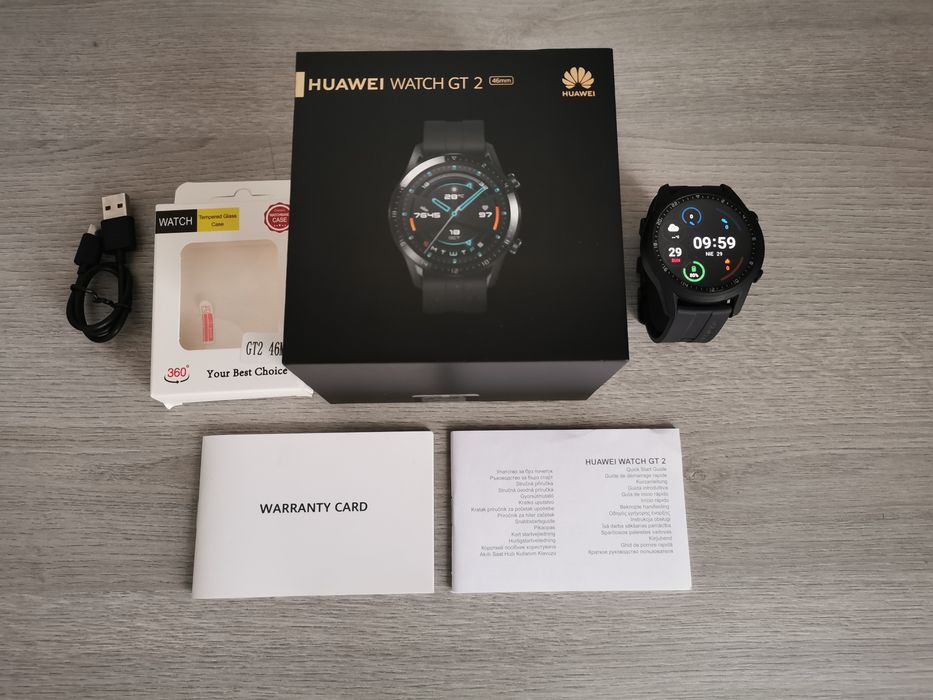 Huawei watch GT 2, Orginalne pudełko, domukent zakupu, instrukcje