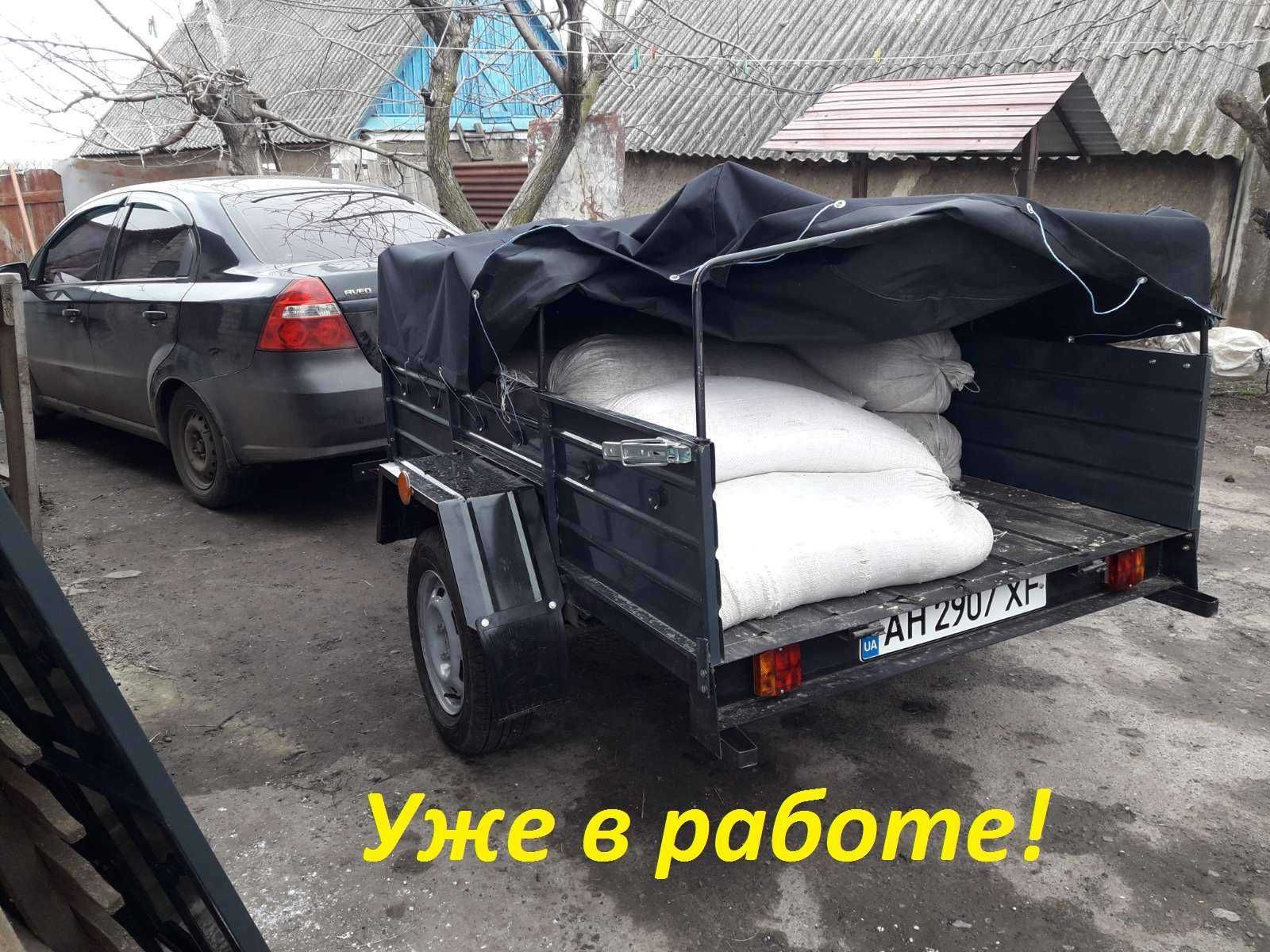 Прицеп ПРИЧЕП причіп З ЗАВОДУ  ПА 2000*1300*400 посилений на 1.2 т