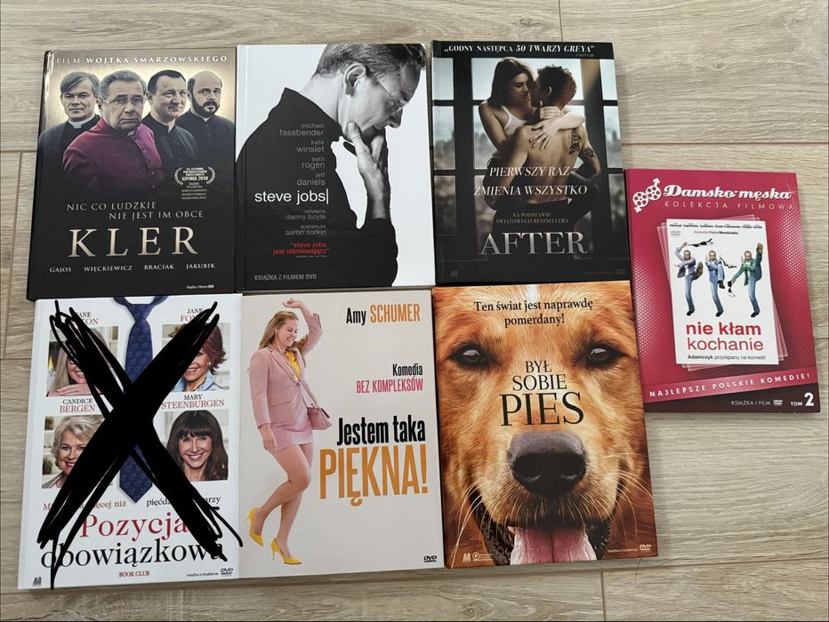Filmy na DVD After, Kler, Steve Jobs itd