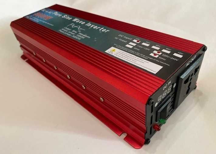 Інвентор 3000W, чиста синусоїда, 12-220 Вольт
