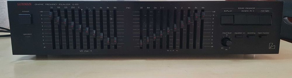 Luxman G-100 Korektor graficzny Equalizer graphic G 100 Luxman vintage