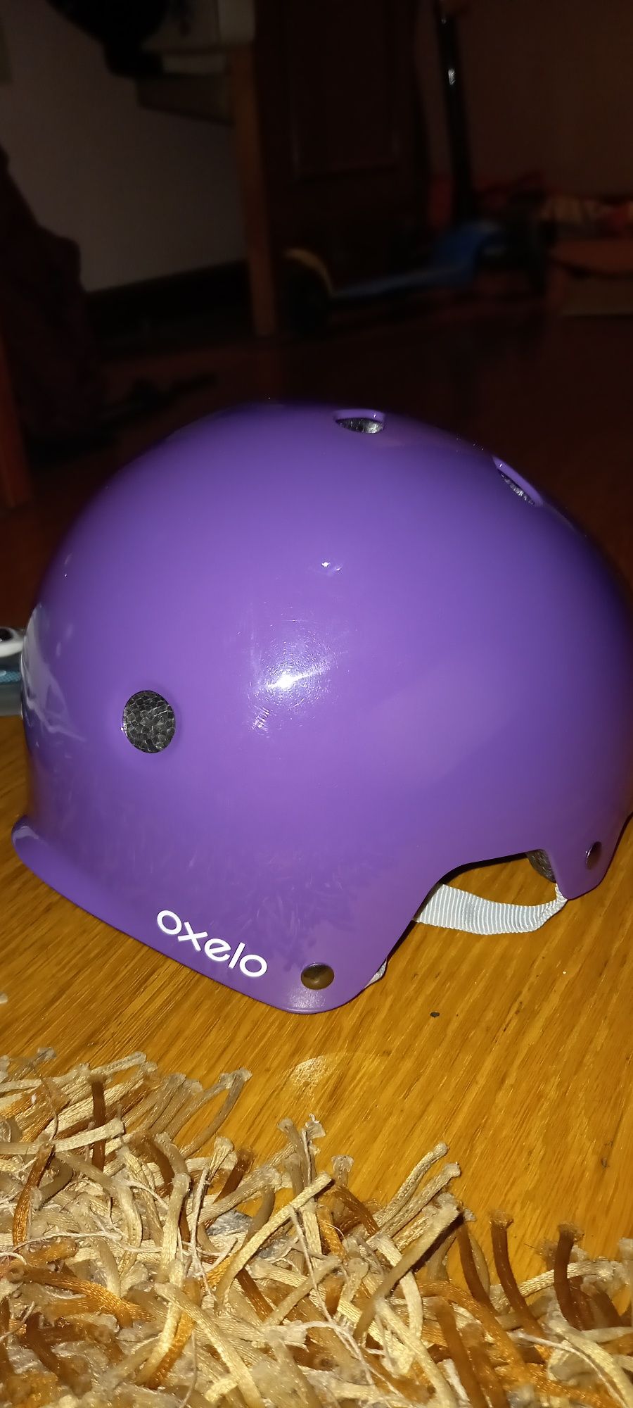 Capacete para patins- roxo