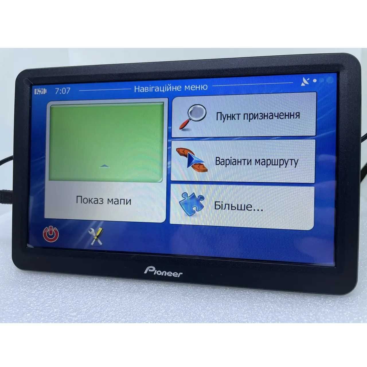 GPS навігатор Pioneer 7” вантажний / грузовий TIR / ADR Європа 2024