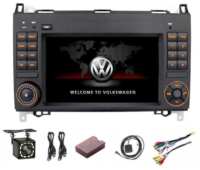 Radio GPS Android VW CRAFTER LT3 2006.-.2016 USB WiFi Bluetooth
