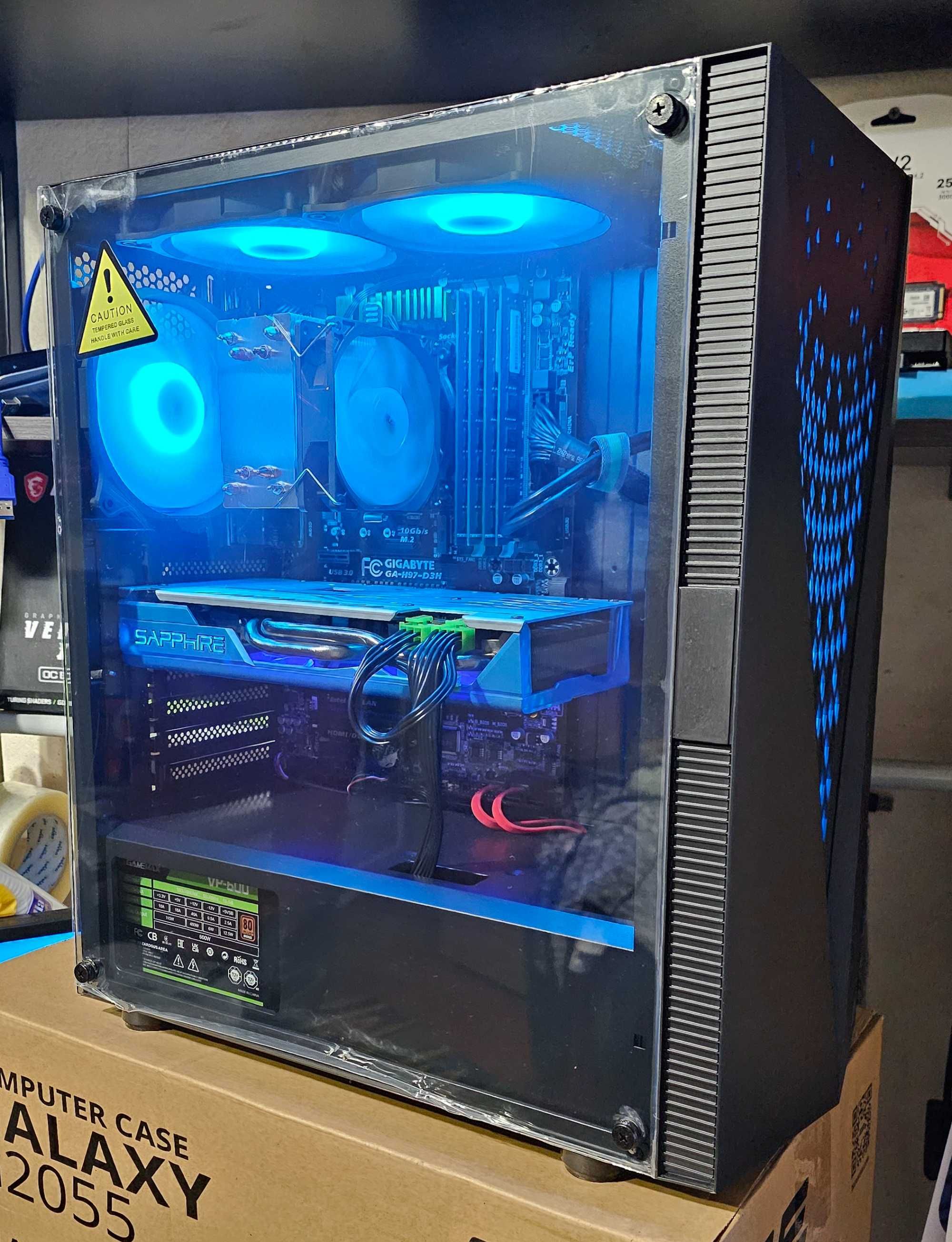 Ігровий комп'ютер Intel Core I7 4.0 GHZ, RX 580 8GB, 16GB, SSD 240+1TB