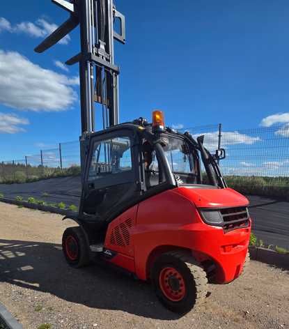 Wózek widłowy LINDE H50D-02 KONTENEROWY Triplex 2014r Diesel Kabina