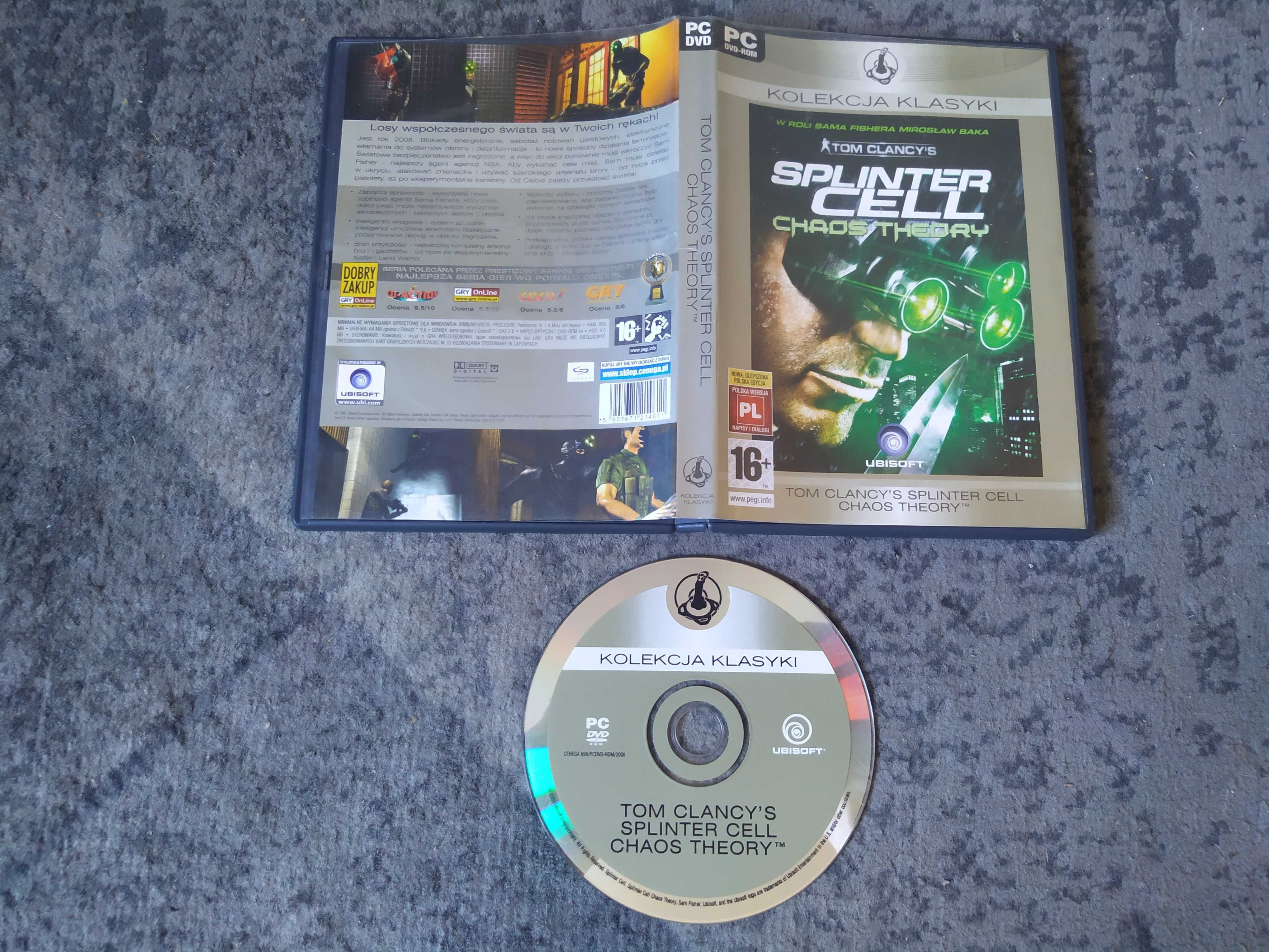 Tom Clancy's Splinter Cell Chaos Theory PC DVD PL