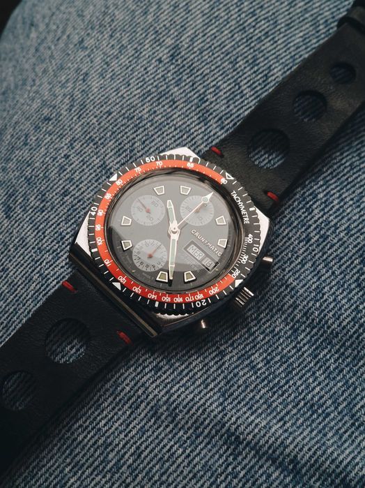 Cronógrafo Caunymatic Ref. 965090 Valjoux 7750