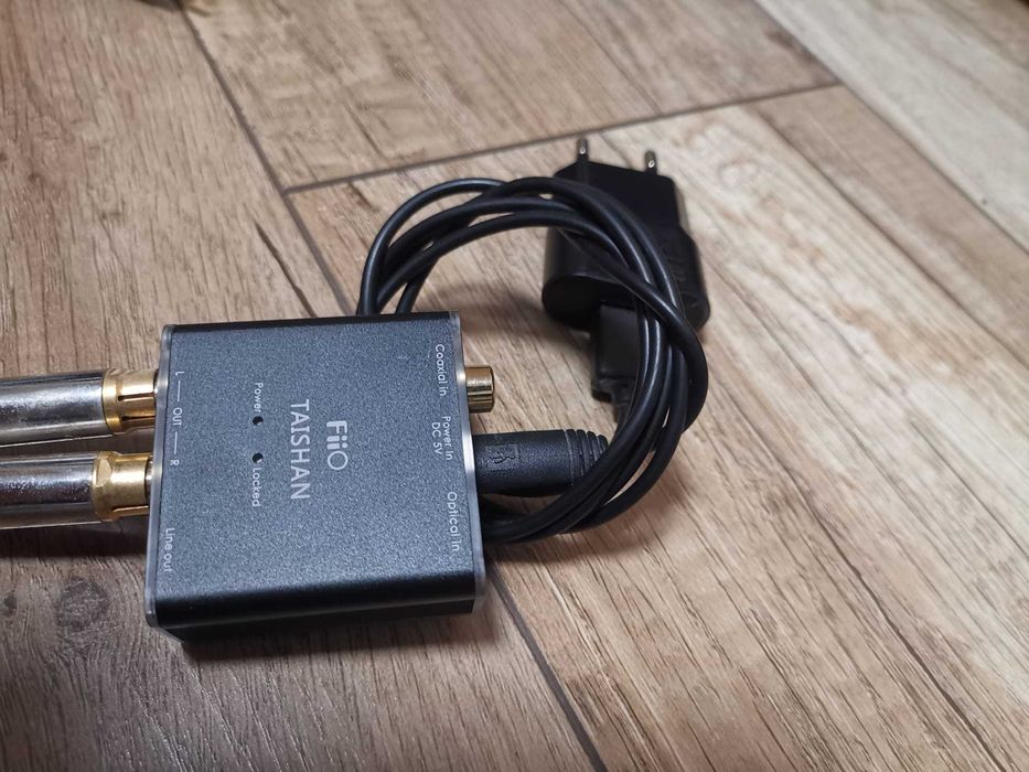 Wzmacniacz Yamaha AX-492 + DAC FiiO D03 Taishan + kable RCA