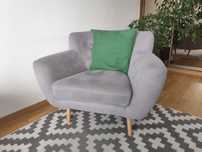 Sofa i fotel - styl skandynawski REZERWACJA