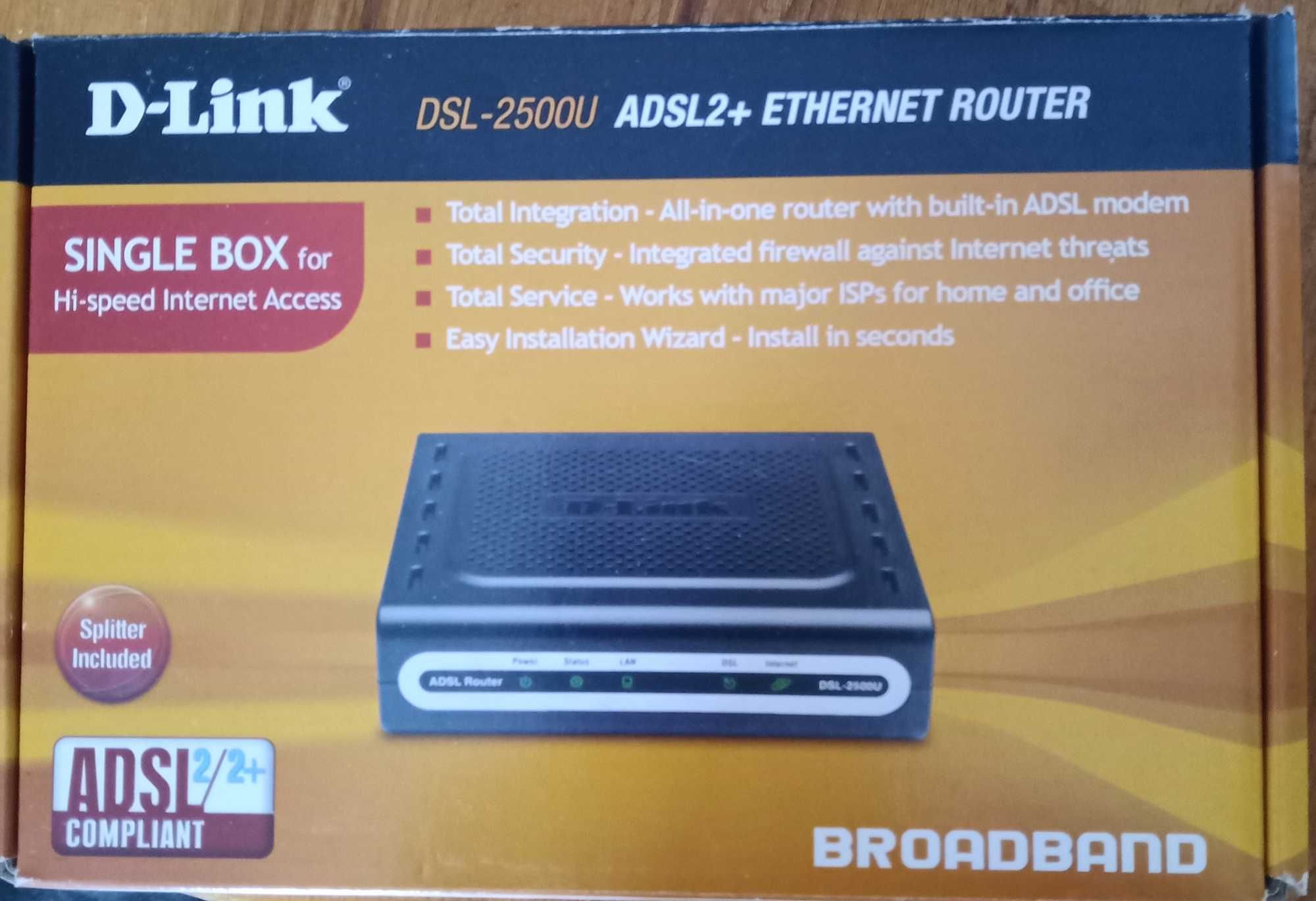 Маршрутизатор D-Link DSL-2500U б\в