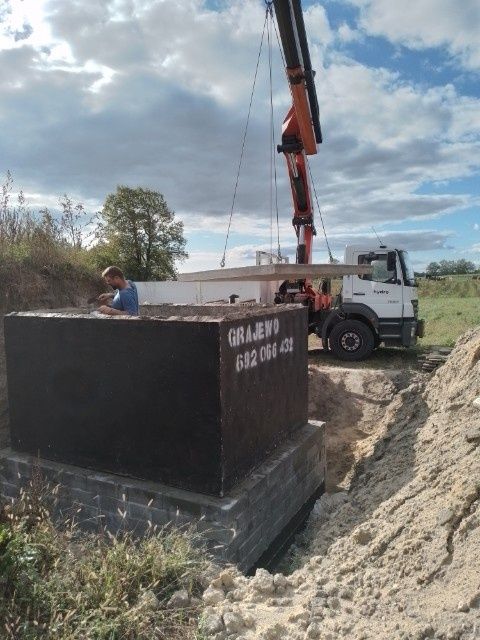 Zbiorniki betonowe, szczelne na szambo i deszczówkę