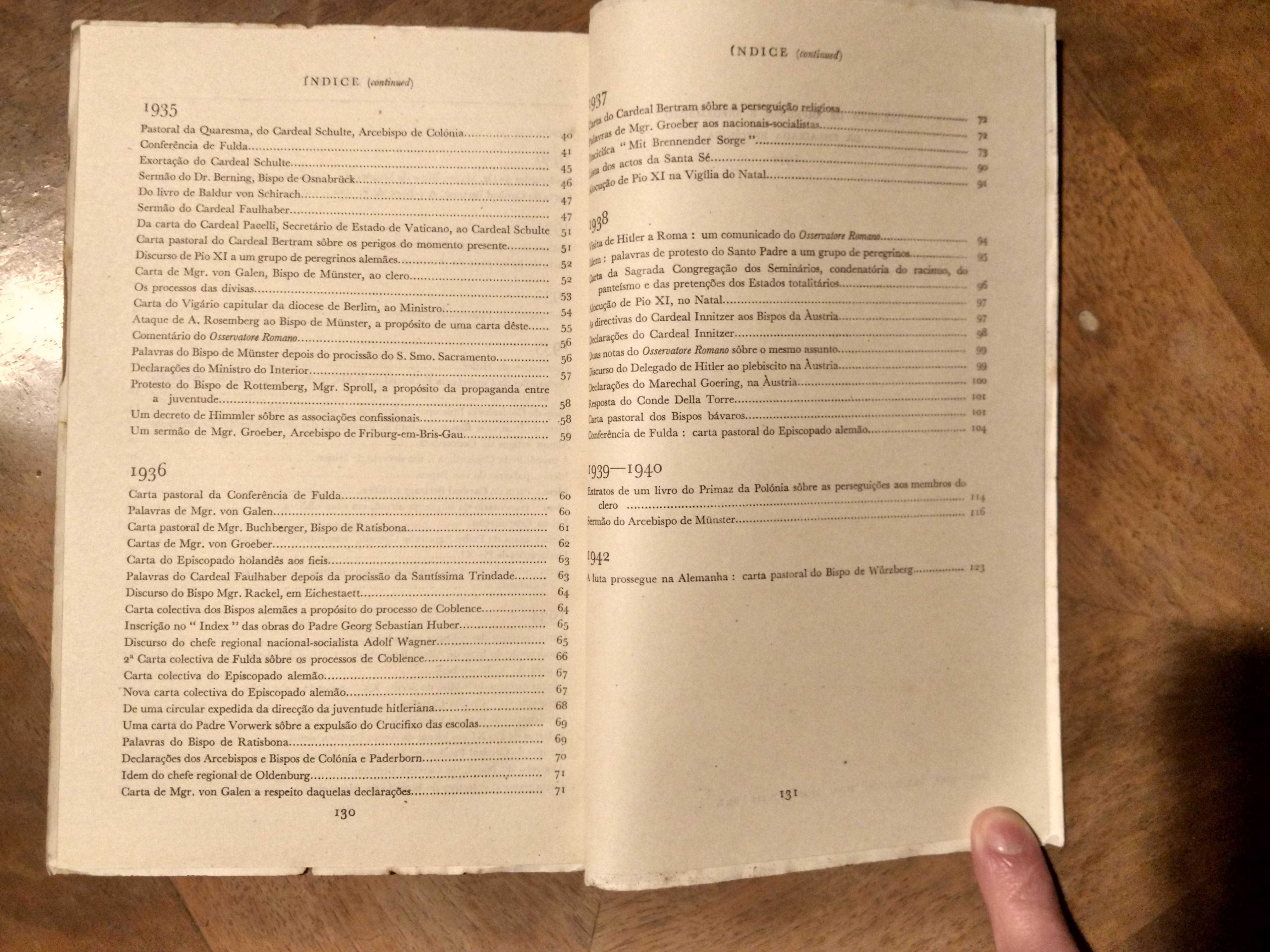 A Igreja Católica e o Nacional-Socialismo Alemão - ano de 1942