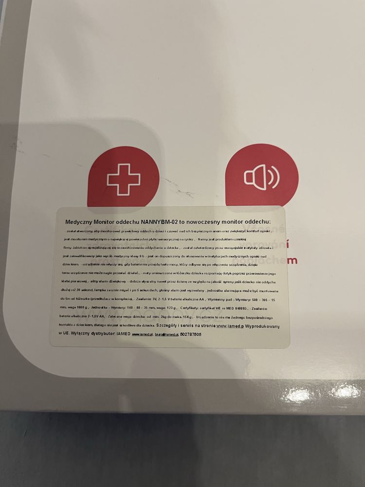 Nowy monitor oddechu Nanny BM-02