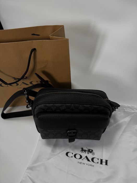Сумка coach чоловіча кросбоді