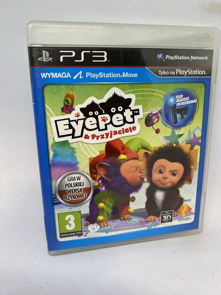 Gra EyePet & przyjaciele PS3 Play Station ps3 pudełkowa PL