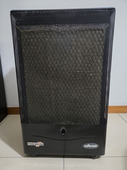 Aquecedor a gás com garrafa