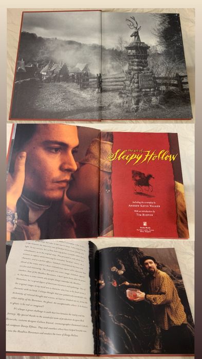 The art of Sleepy Hollow. Книга Сонна Лощина. Джонні Депп