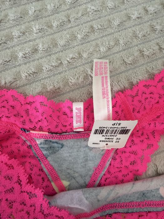 Victoria’s secret nowe rożowe stringi z metka oryginalne