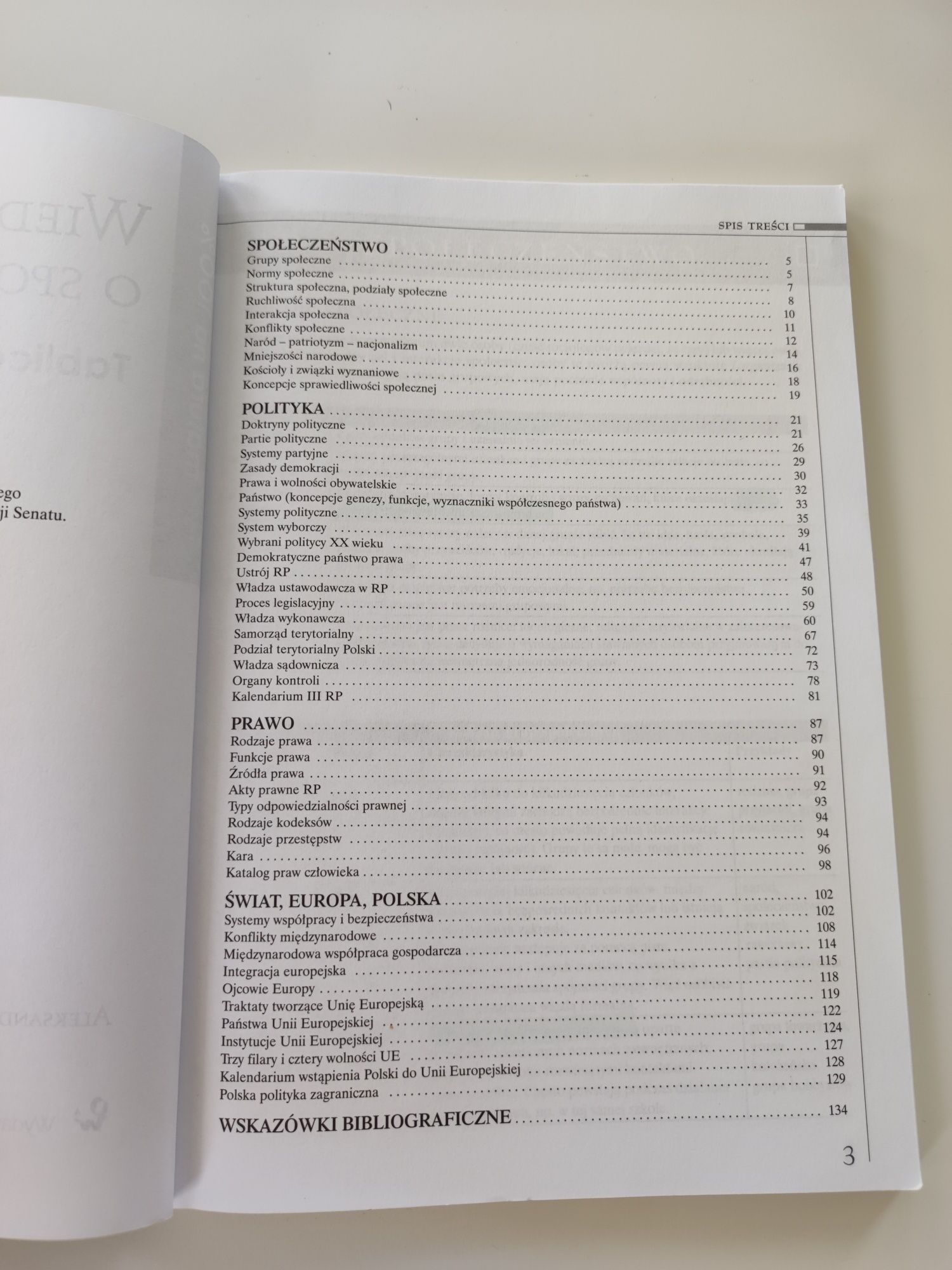 Wiedza o społeczeństwie książka podręcznik matura