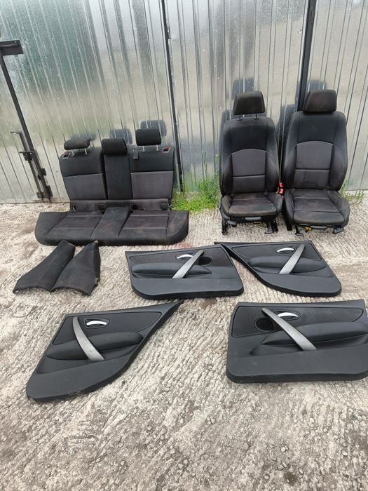 Wnętrze BMW E87 Fotele Kanapa Boczki M-pakiet Welur Wysyłka