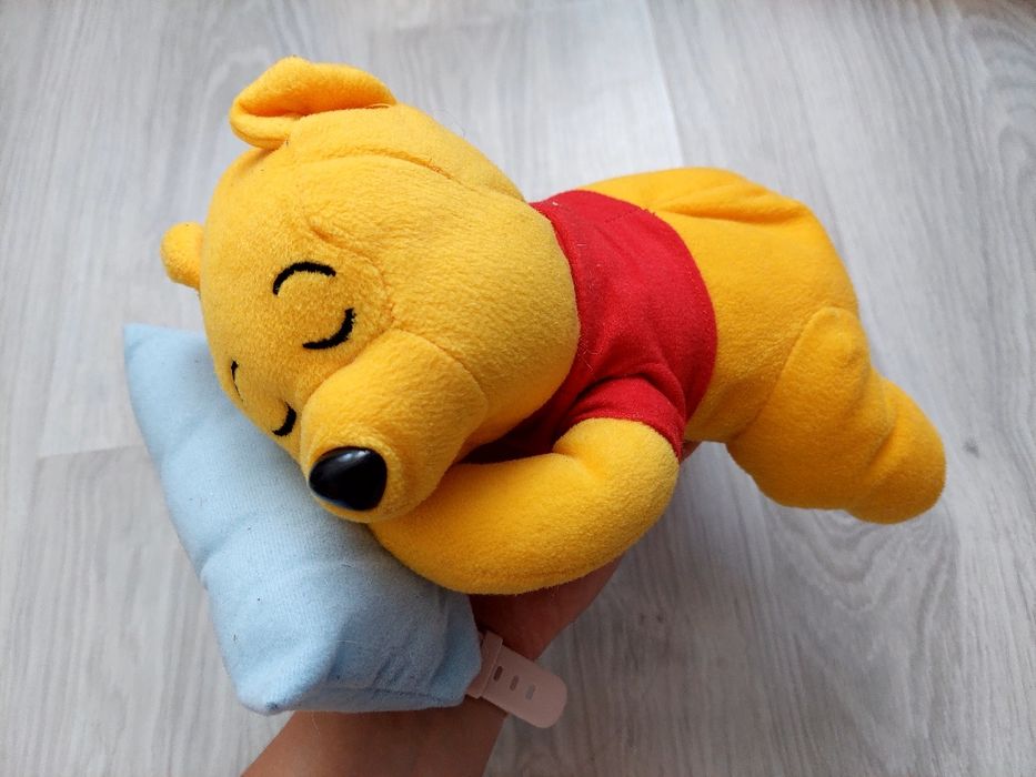 М'яка іграшка  сонний Вінні Пух Disney на подушці