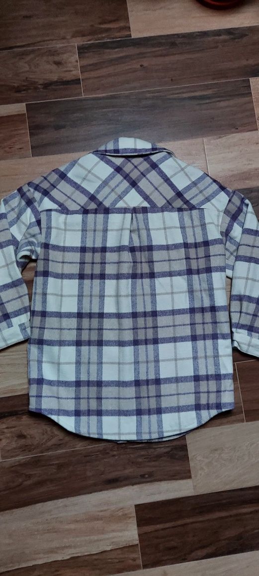 Nowa koszula wierzchnia w kratkę Sinsay r.S oversize kurtka koszulowa