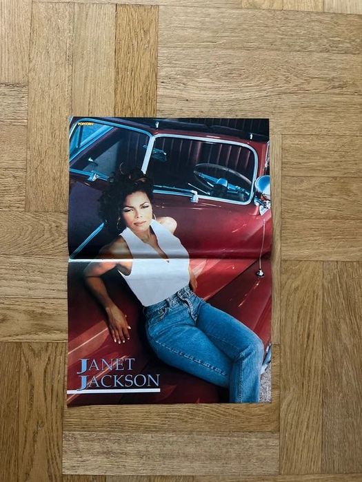 Janet Jackson  vs Axl Rose plakat Popcorn 90