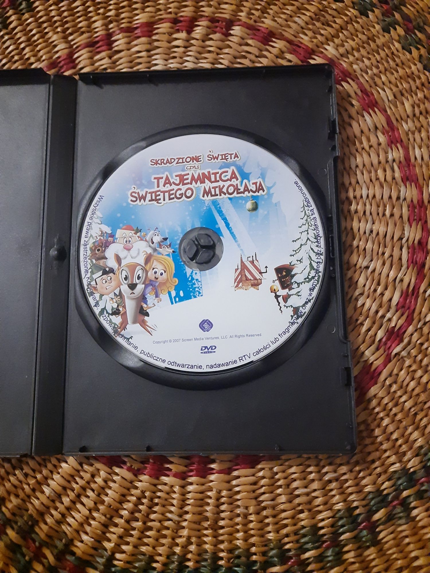DVD z bajką Tajemnica Świętego Mikołaja