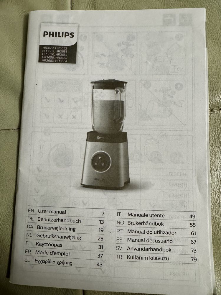 Blender kielichowy Philips HR3655