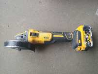 Szlifierka DeWalt DCG 409 + aku 5,0 ah 18 V li-ion