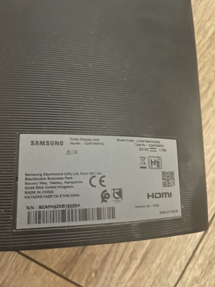 Sprzedam monitor samsung 24 zakrzywiony