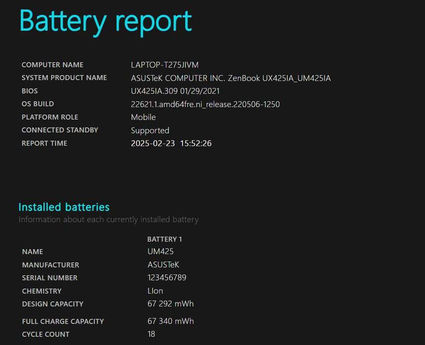 Laptop 14" Asus ZenBook UM42I